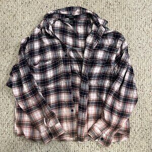 Gradient Flannel Shirt